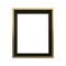 Creative Mark Illusions Floater Frame For 3/4" Deep Canvases - Walnut w/ Gold Edge - For Galleries and Home Decor - Wood Composite Float Frame for Canvas Paintings- Complete Hanging Hardware